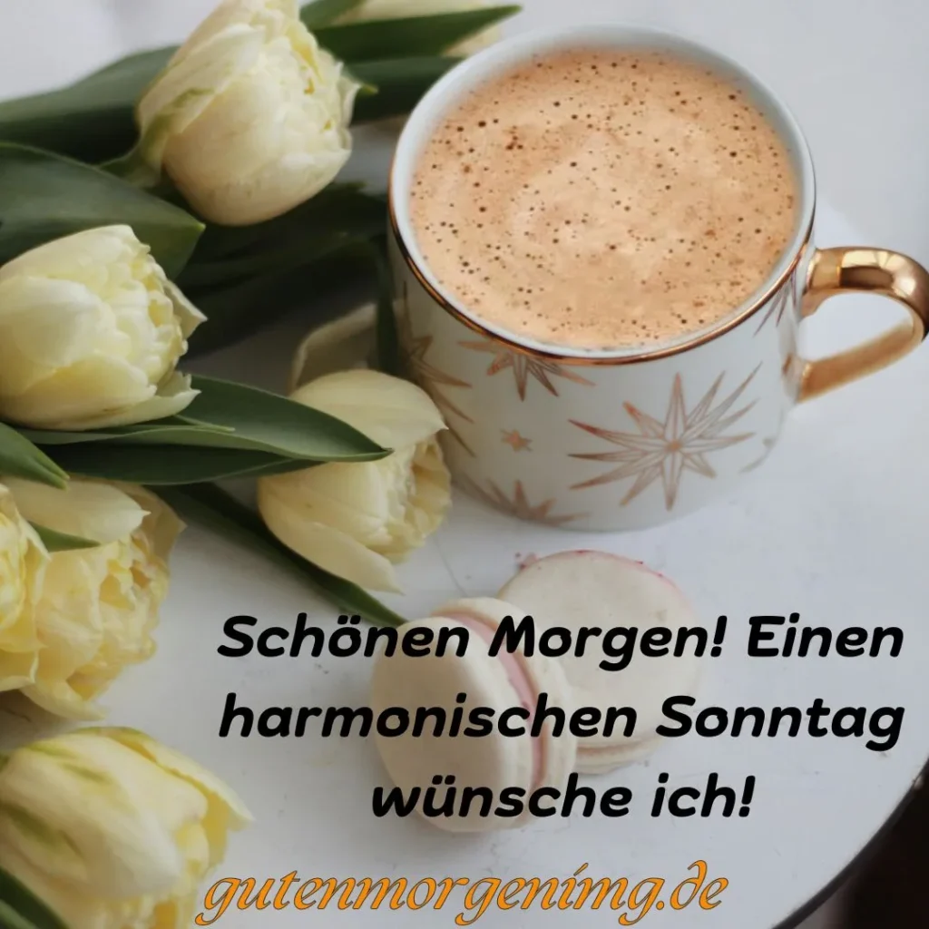 Möge der Tag voller schöner Überraschungen sein. Guten Morgen und einen schönen Sonntag!