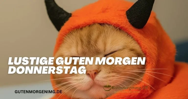 Lustige Guten Morgen Donnerstag